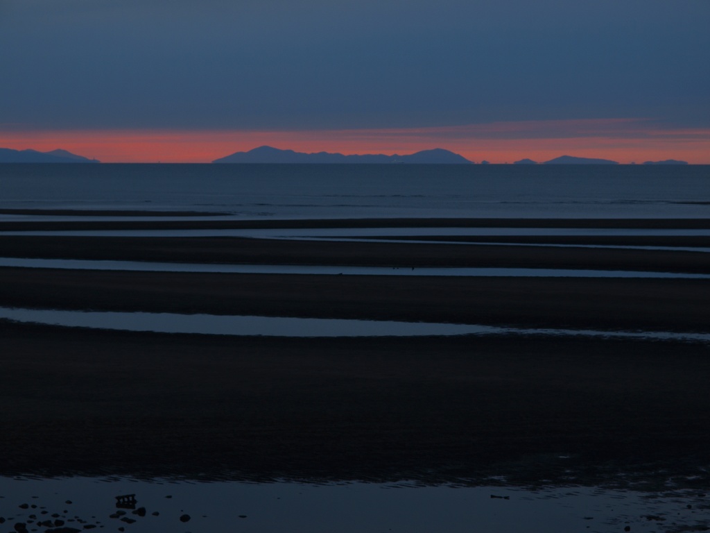 真玉海岸夕焼け