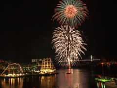 2017年帆船祭り花火５