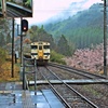 春の日田彦山線大行司駅2