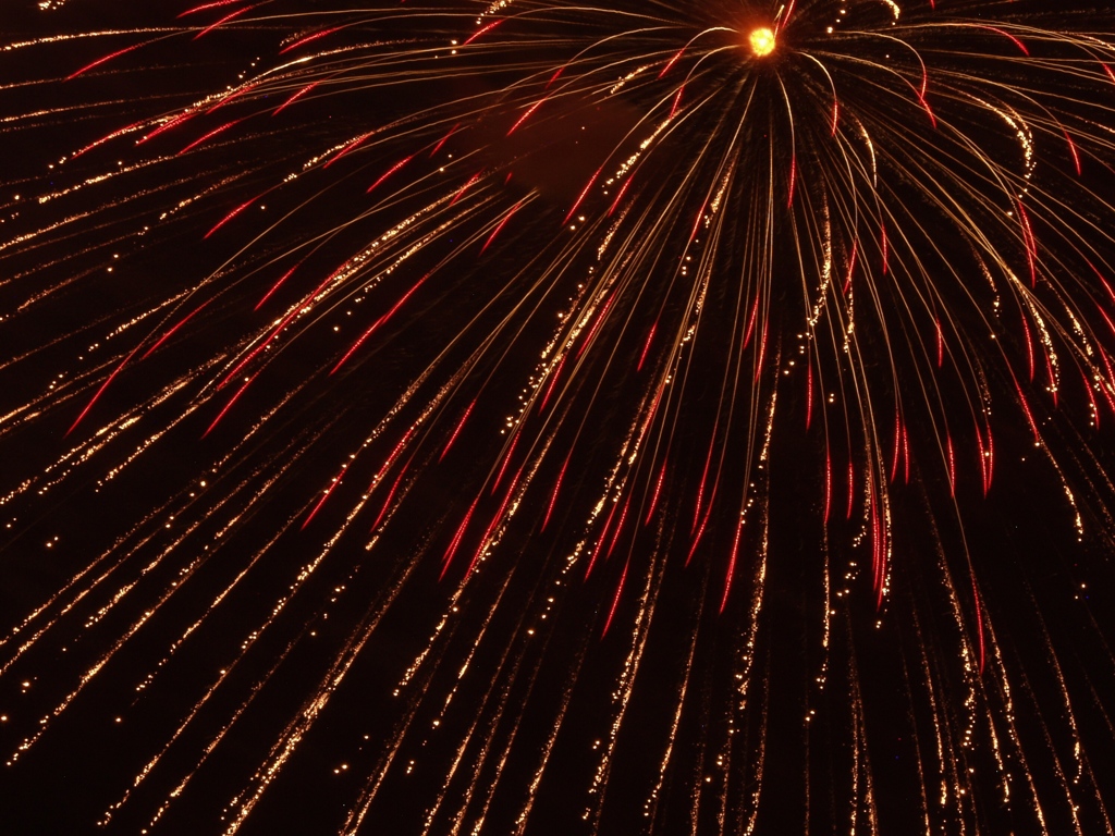 天空の線香花火