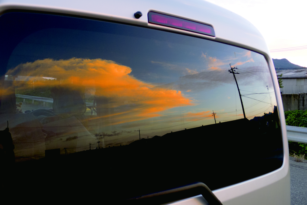 P1080388／シネマサイズの夕陽