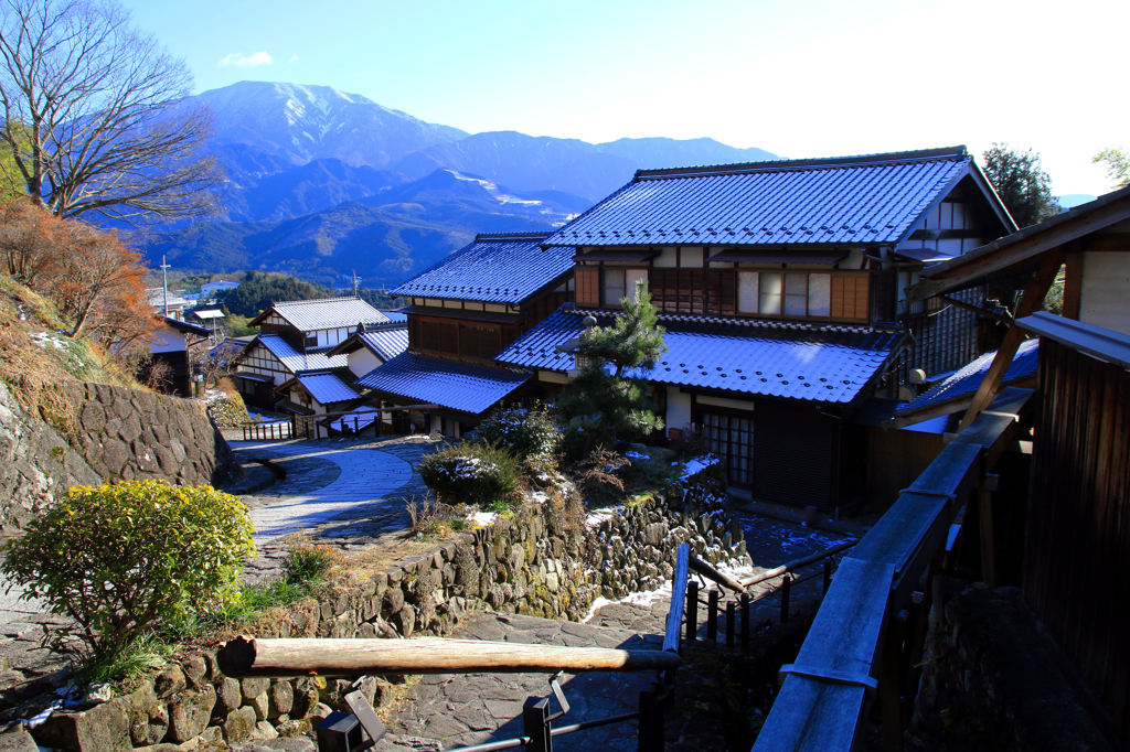 坂のある宿場町