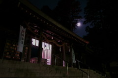 夜の水無神社