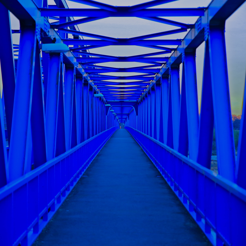 Blue tunnel