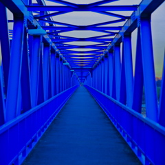 Blue tunnel