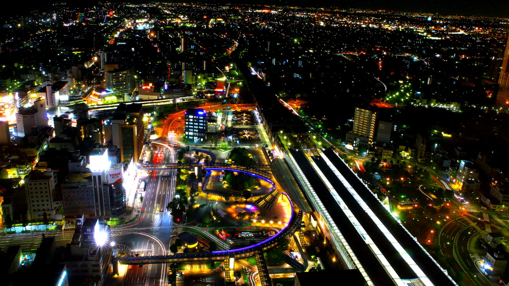 gifu night view east