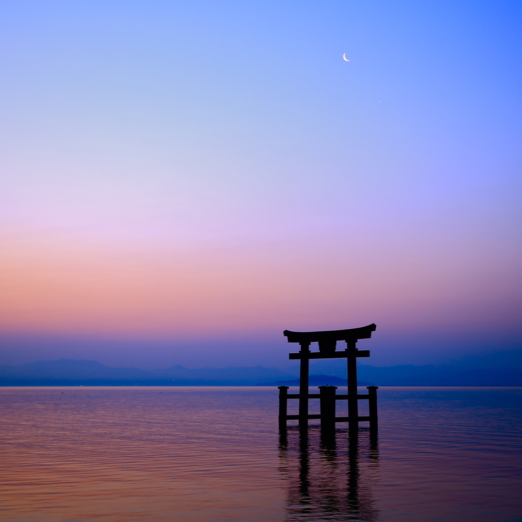 月と鳥居