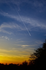 cross in the sky