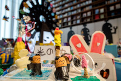 万博から戻った・・子供たちの作品