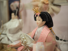 いまどきピンク・・お雛さん
