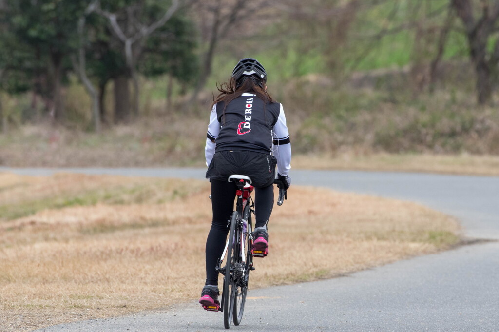 快走‥冬のサイクリングロード