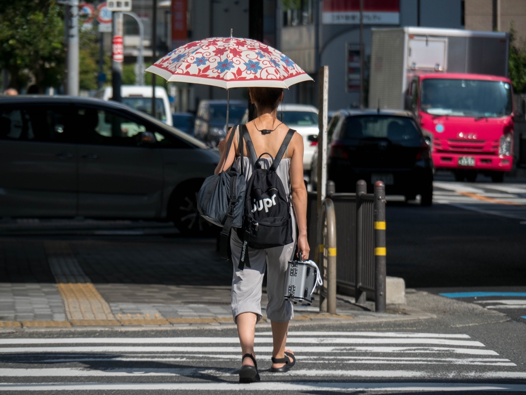 暑いから‥