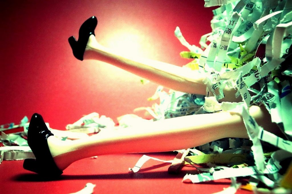 shredded paper