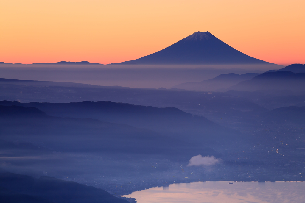 高ボッチ朝景