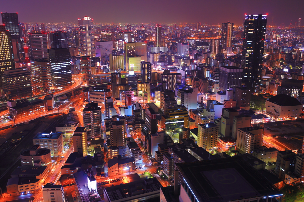 One night in Osaka