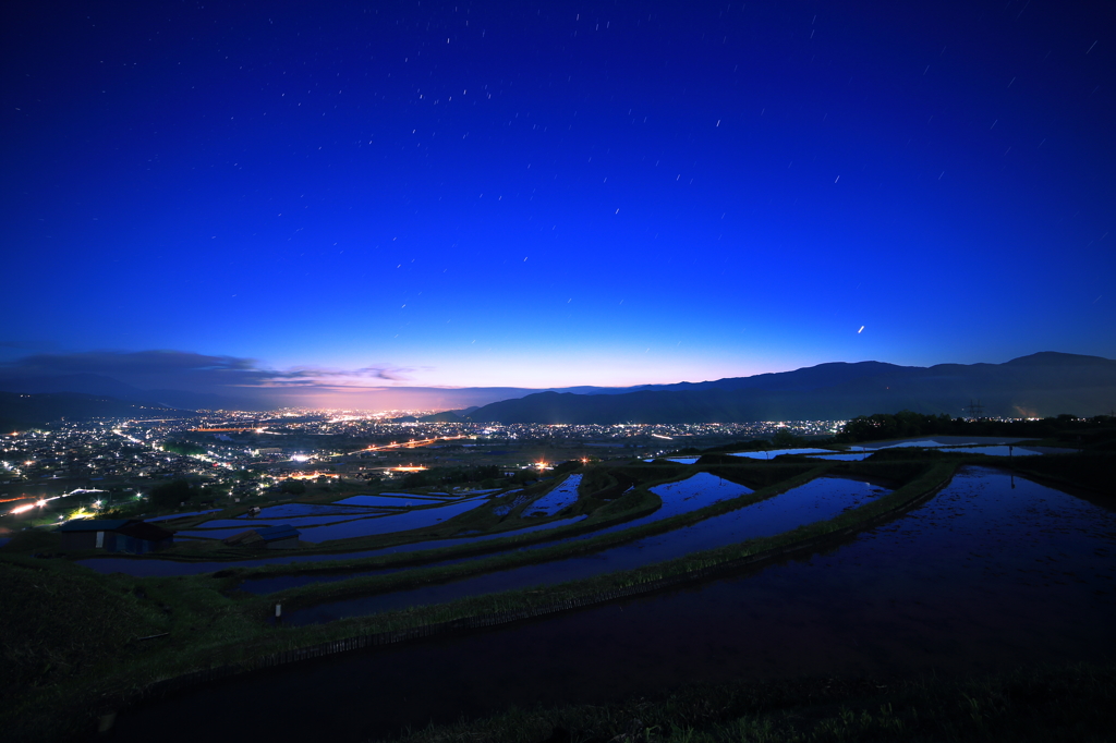 棚田夜景①