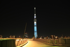 桜橋とスカイツリー