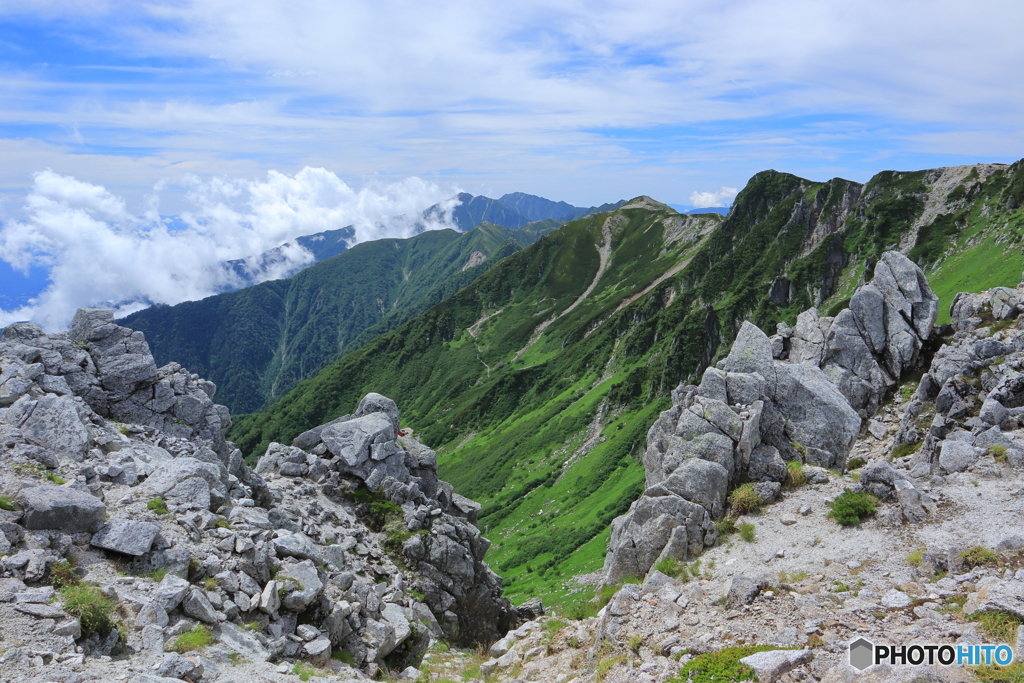 中央アルプスの絶景