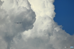 雲へ