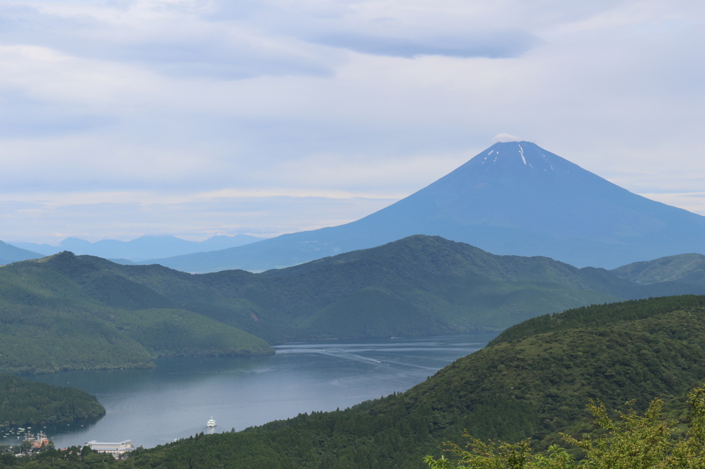 富士山と芦ノ湖