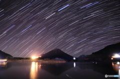 星の中を横切る