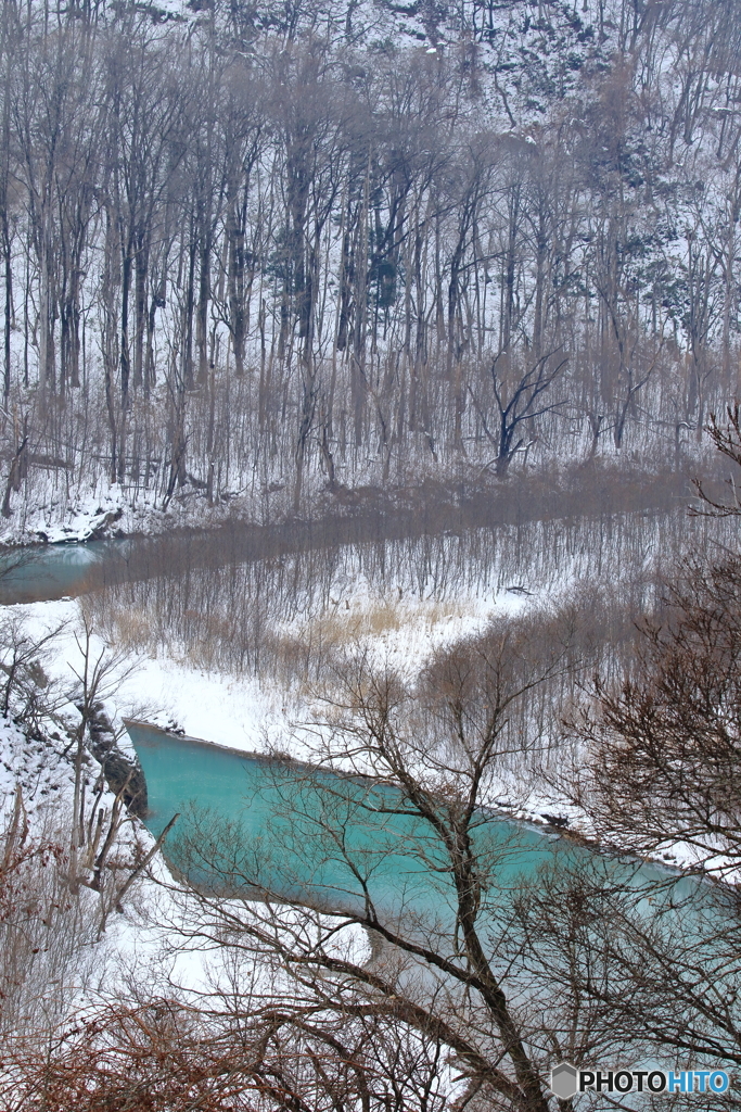 Emerald green River