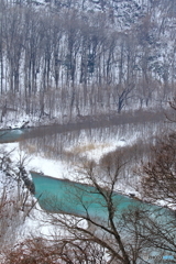 Emerald green River