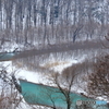Emerald green River