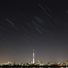 Sky Tree and Orion