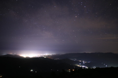 霞む気仙沼の夜
