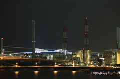 バルコニーから東京ゲートブリッチ