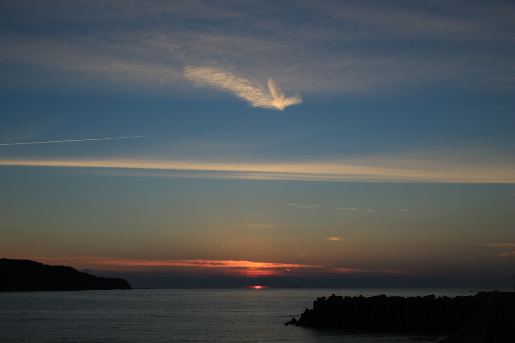 串本の夕日1