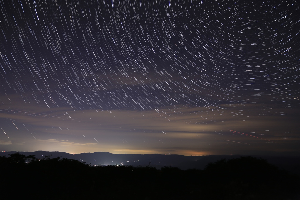 夜空をまわる！