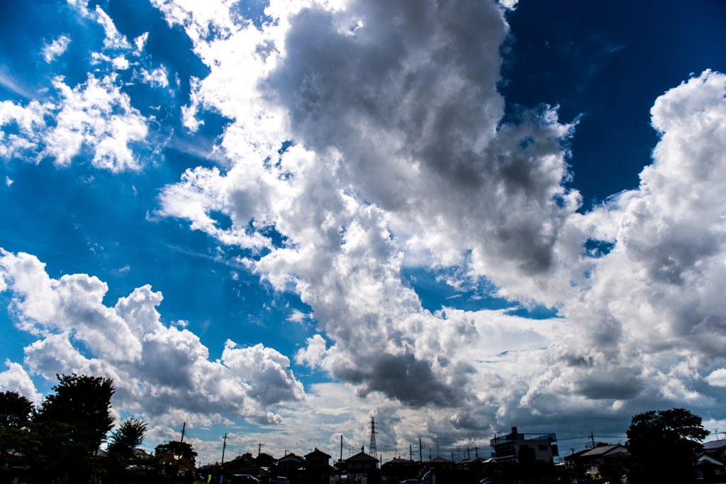 吸い込まれる雲