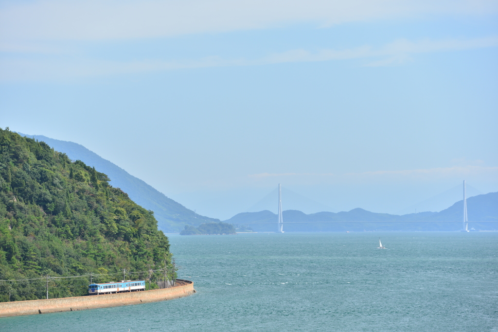 呉線風景（瀬戸内マリンビュー）