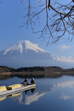 田貫湖の逆さ富士