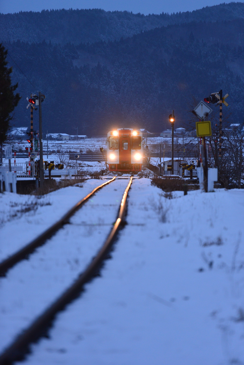 冬の由利高原鉄道
