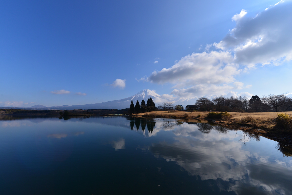 田貫湖の逆さ富士