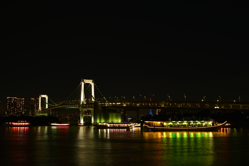 レインボーブリッジの夜景