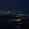 姨捨駅から臨む夜景１