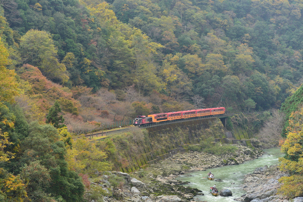 嵯峨野トロッコ列車