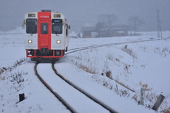 冬の由利高原鉄道