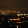 姨捨駅から臨む夜景２