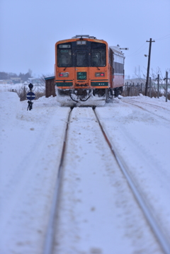 冬の津軽鉄道