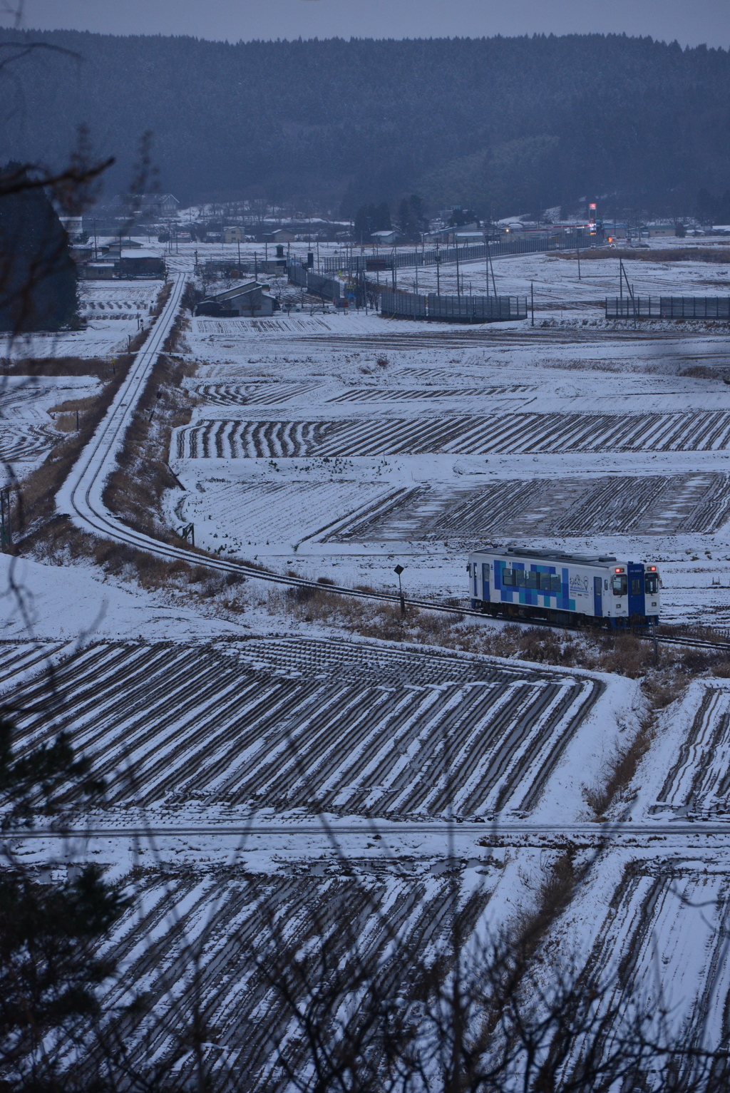 冬の由利高原鉄道