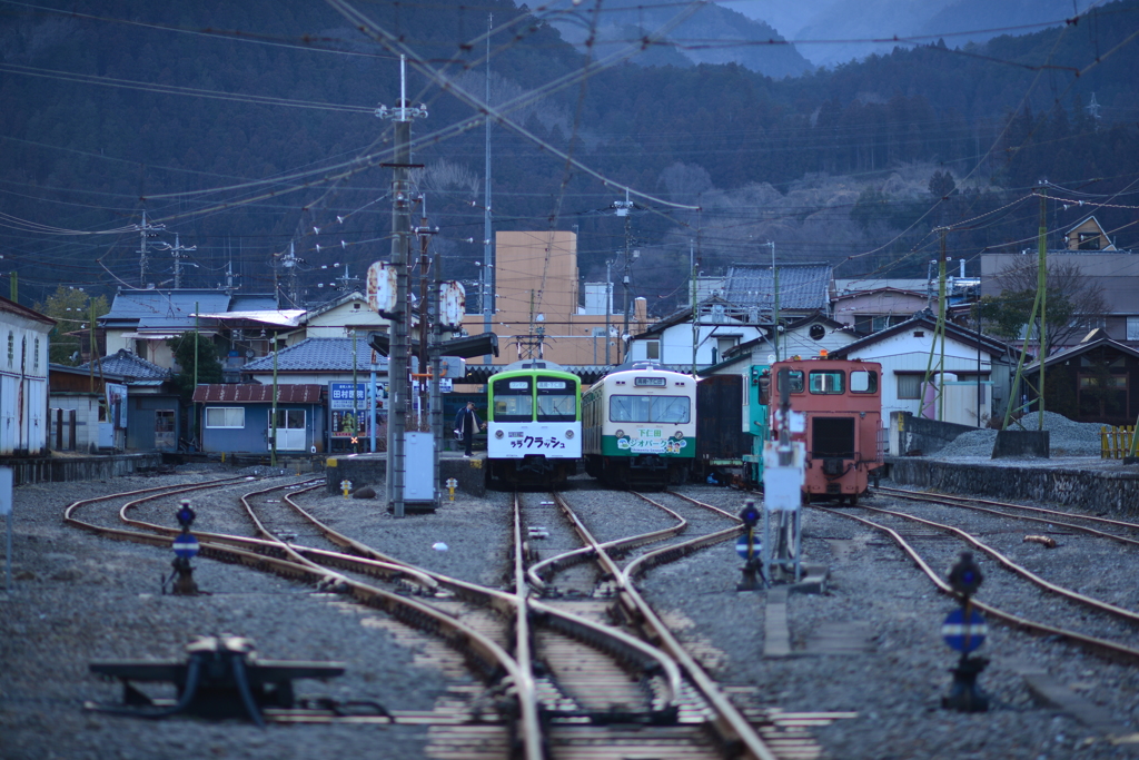 終点・下仁田駅