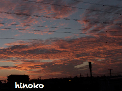 夜明けの雲