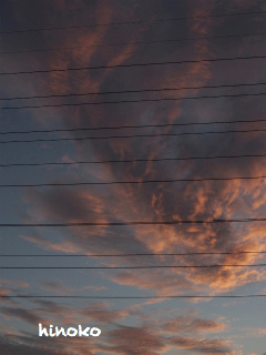 夜明けの雲