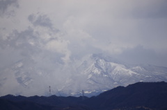 雪山…栃木から望む
