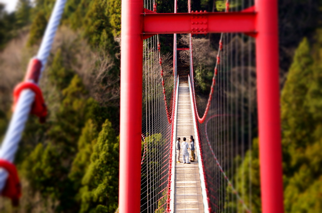 新潟 寺泊の旅　-19-　吊り橋！！